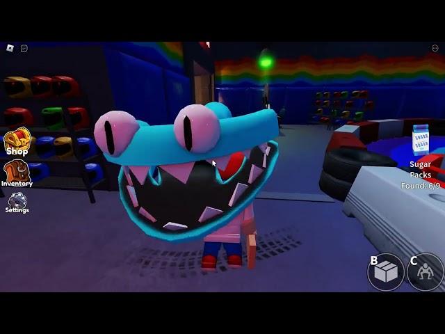 Rainbow friends Chapter 2 Cyan Jumpscare