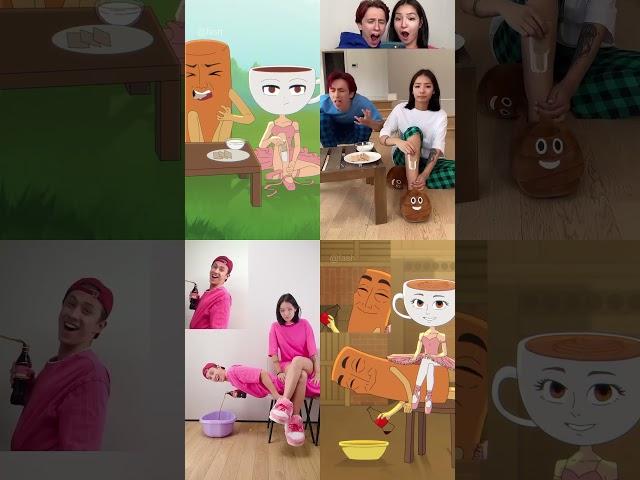 Watch 2 videos separately Original VS Animation (Brainrot Animation) @fash