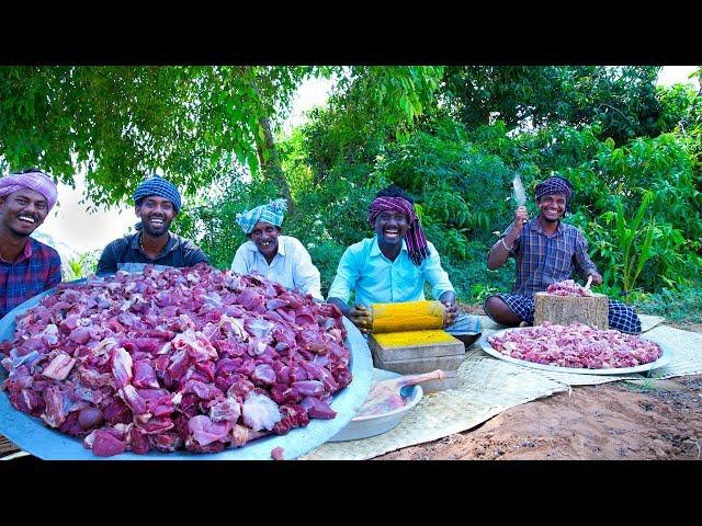 MUTTON DRY FRY | Varattu Kari | Chettinad Fried Mutton Recipe | Traditional Cooking in Village