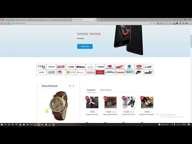 98 Frontend Campaign show and product list | laravel ecommerce tutorial