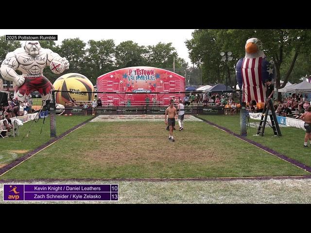 2025 AVP Pottstown Rumble | Men’s Open | Knight / Leathers VS Schneider / Zelasko