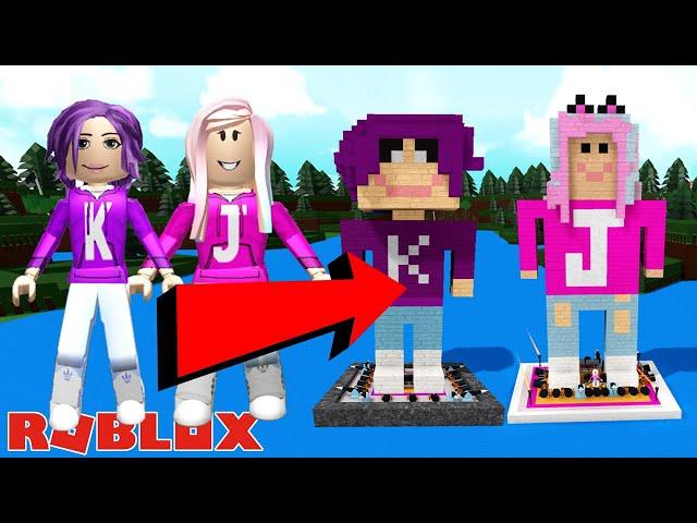 I BUILT GIANT JANET & KATE AS A BOAT! / Roblox: Build a Boat for Treasure