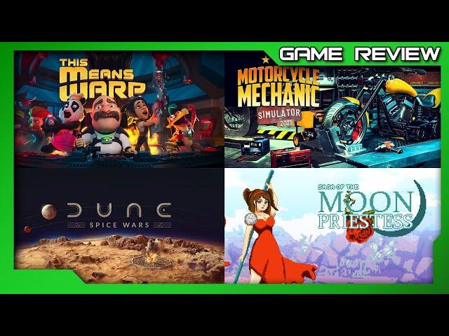 This Means Warp, Dune: Spice Wars, Saga of the Moon Princess, Motorcycle Mechanic Sim 2021 - Reviews