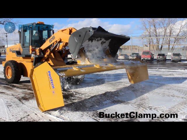 Bucket Clamp Durability Test - Pro-Tech Sno Pusher