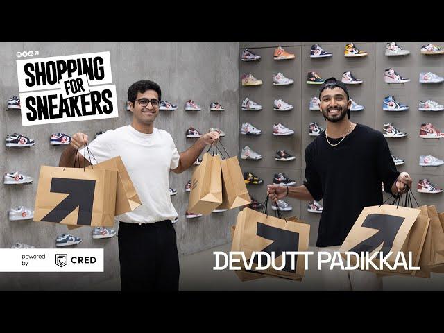 Devdutt Padikkal Shops For Sneakers | Powered By @CRED_club