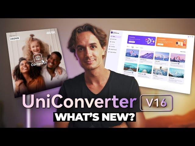 Convert and Enhance Videos In Batches: UniConverter 16 Full Review | What's New