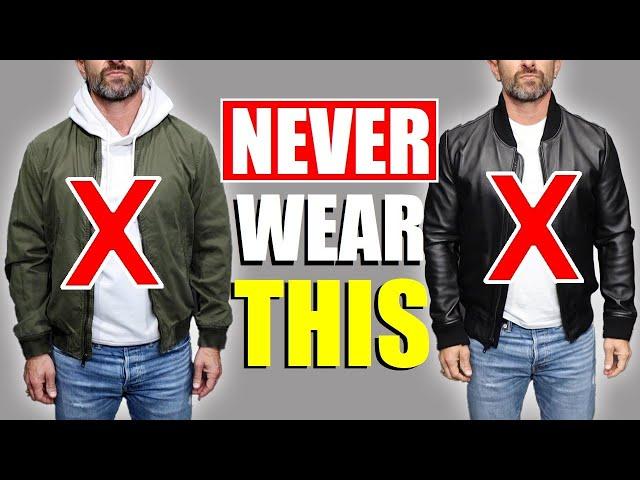 STOP Wearing a Bomber Jacket WRONG (10 Bomber Wearing Do's & DON'Ts)