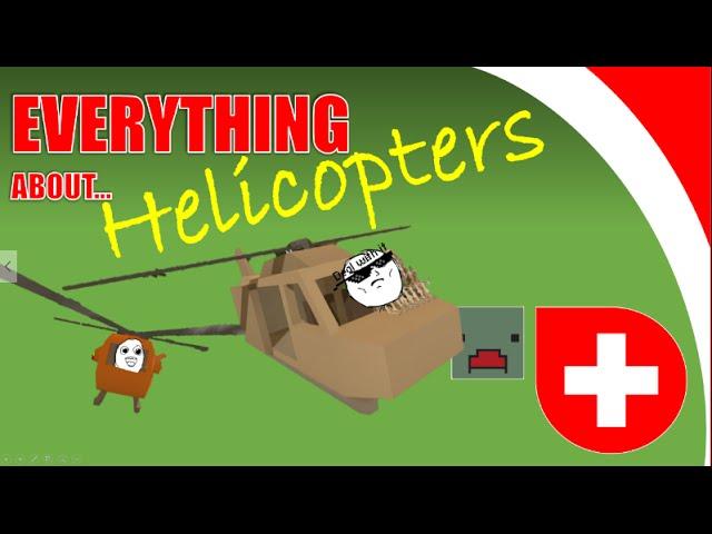 UNTURNED - Everything about helicopters [Tutorial][Controls]