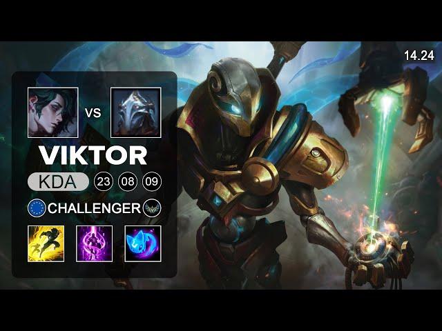 Viktor vs Hwei Mid - EUW Challenger - Patch 14.24 Season 14