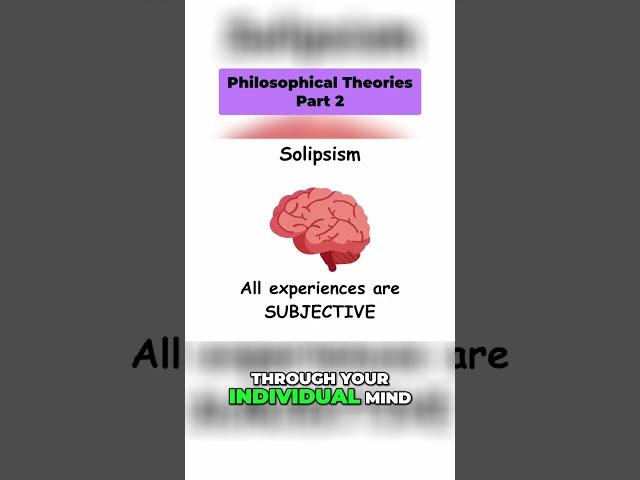  Reality a dream?  Solipsism Explained! 