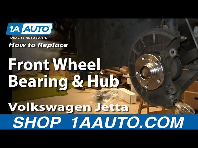 How to Replace Front Wheel Bearing Hub 05-13 Volkswagen Jetta