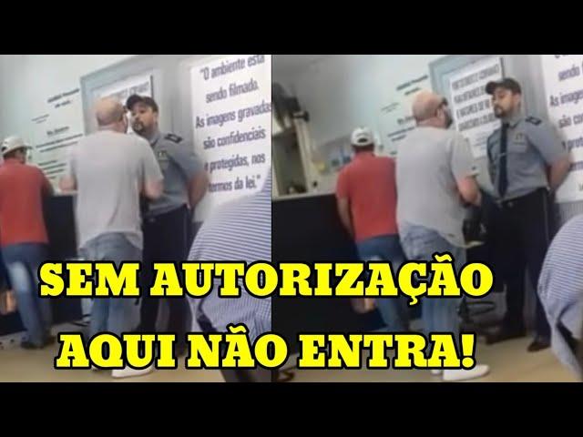 VIGILANTE PADRÃO! SEM IDENTIFICAÇÃO NÃO ENTRA