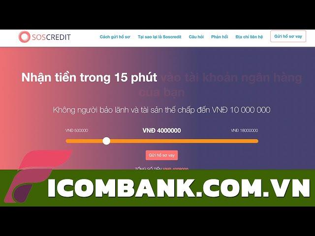  SOSCredit: Bí quyết vay tiền online 18 triệu, duyệt cấp tốc 24/7 | Ficombank.com.vn