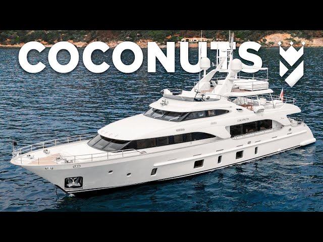 "COCONUTS" - Full walk through of a Benetti Tradition 105 for sale