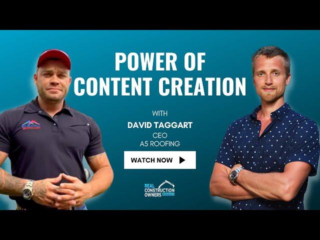 Local Business and Content Creation ft. David Taggart | RCO Podcast with Justin Ledford