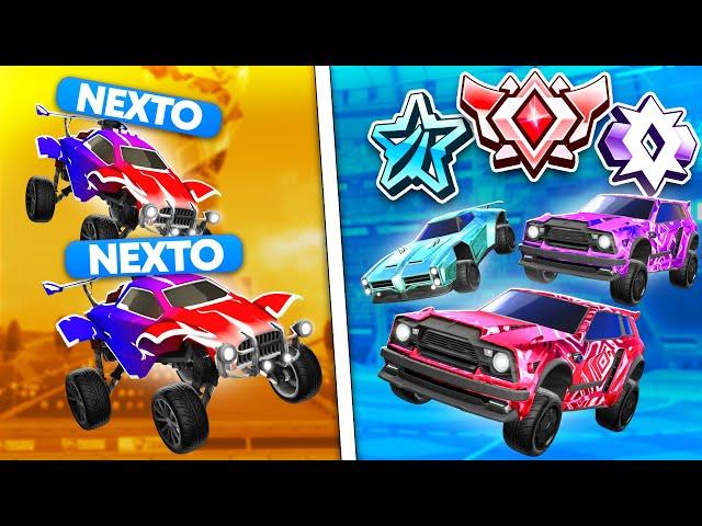 Сможет Ли БОТ-ГЧ NEXTO Одолеть ТРЁХ ИГРОКОВ с КАЖДОГО РАНГА в Rocket League