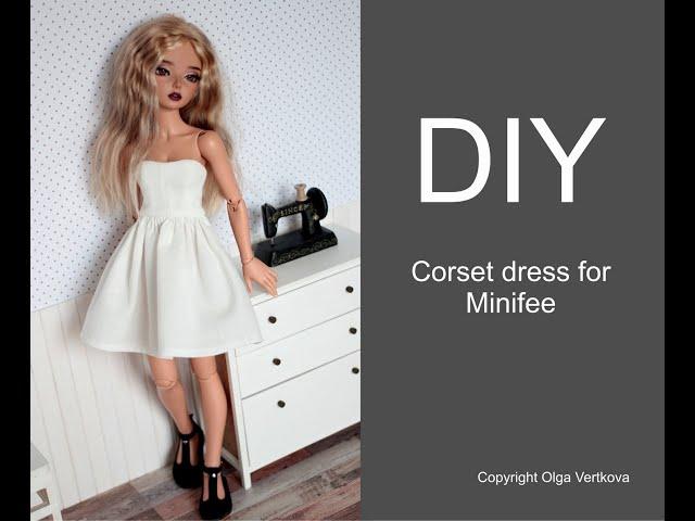 Corset dress for Minifee Active line. Платье-корсет для Минифи Актив Лайн (бюст 3)