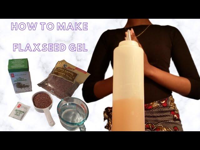 How to Make Flaxseed Gel