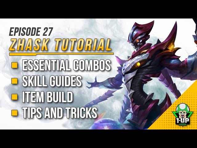 Zhask Tutorial & Guide 2023 (English): Skills, Combo, Tips & Tricks | Mobile Legends | ML