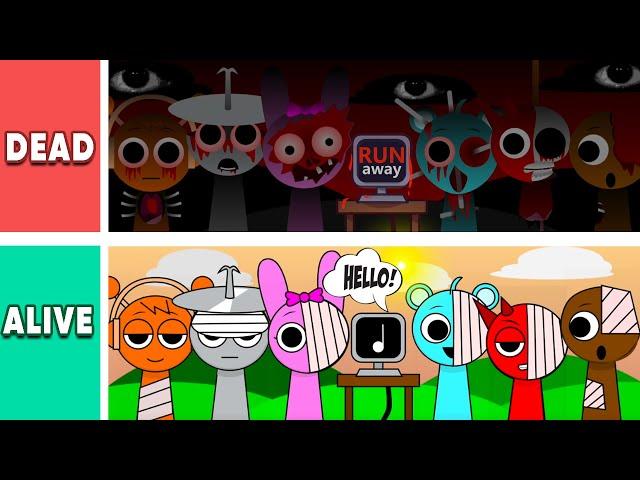 Incredibox Sprunki DEAD Versions Vs ALIVE Sprunki Versions!