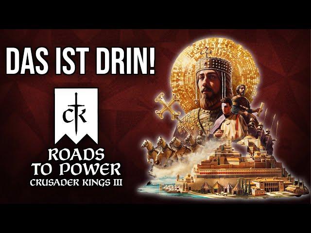 Patch & DLC Roads to Power | Das ist drin! Mit Zeitstempel | Crusader Kings 3 | deutsch