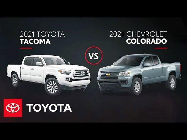 2021 Toyota Tacoma vs 2021 Chevrolet Colorado | Toyota