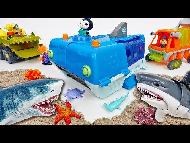 Sharks Are Scaring Other Sea Creatures~! Go Octonauts Gup-W - ToyMart TV