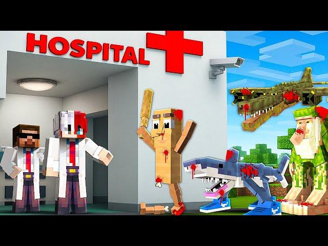 i Opened A Hospital For Italian Brainrots In Minecraft  !!