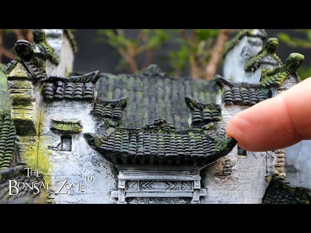 Chinese Village Penjing, Show Prep, Part 3, The Bonsai Zone, Sept 2023