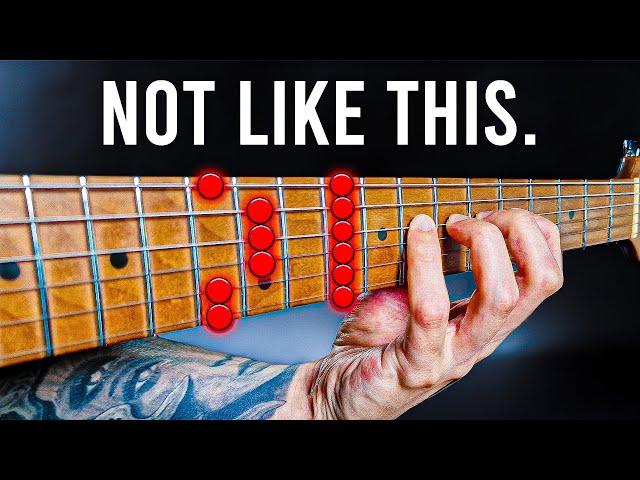 You're probably visualizing the fretboard WRONG