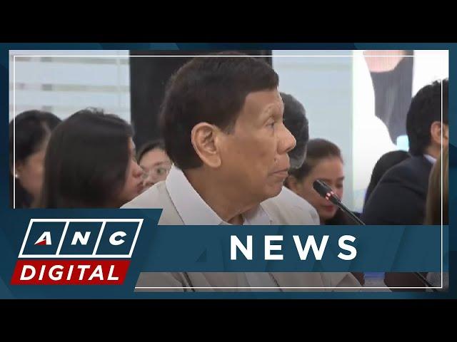 DOJ: Ex-President Duterte being investigated on possible violation of int'l humanitarian law | ANC