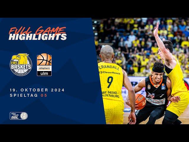 EWE Baskets Oldenburg vs. ratiopharm ulm - Full Game Highlights - Spieltag 5 2024/25