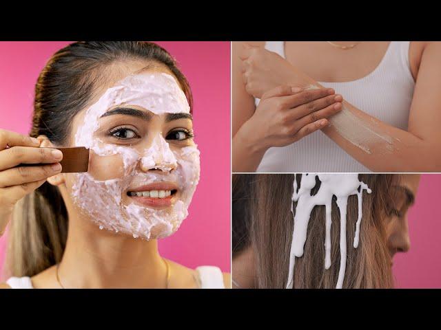 Homemade VIRAL RICE MASKS For Brighter Skin & Longer Hair 