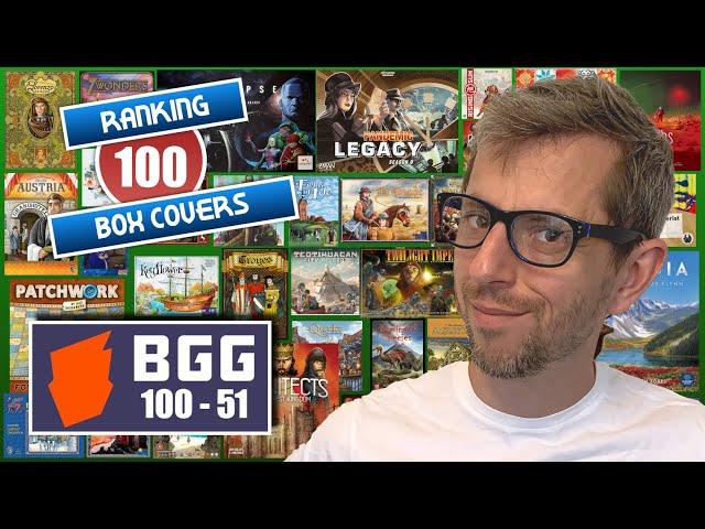 Ranking Board Game Covers - from the BGG top 100 (Part 1)