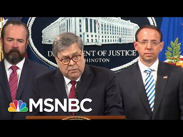 Federal Judge Blasts Barr Over Mueller Report | Deadline | MSNBC