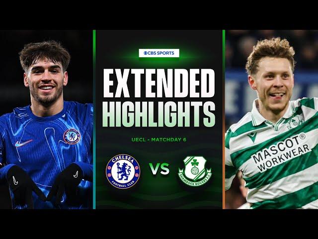 Chelsea vs. Shamrock Rovers: Extended Highlights | UECL League Phase MD 6 | CBS Sports Golazo