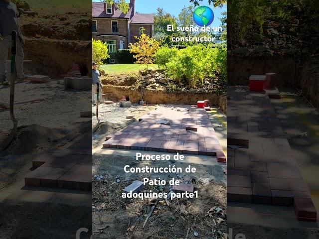 Proceso de construcción de patio de adoquines parte1 #proceso #construccion #Adoquines #tips