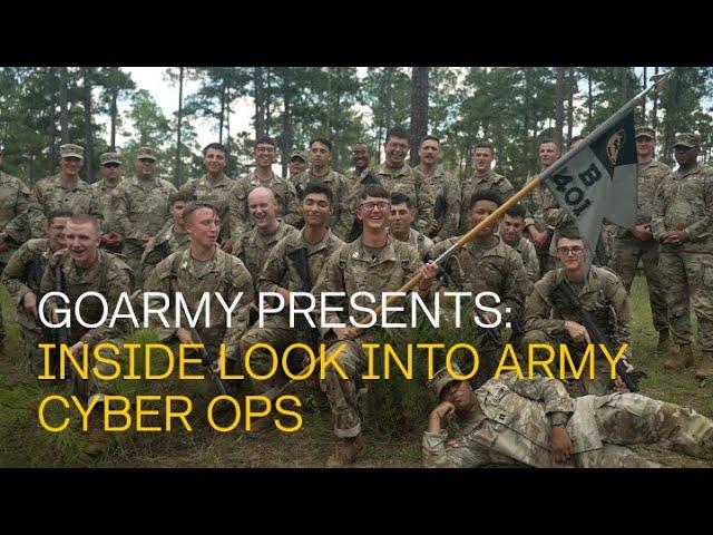 What is Training for Army Cyber Ops Like? | GOARMY