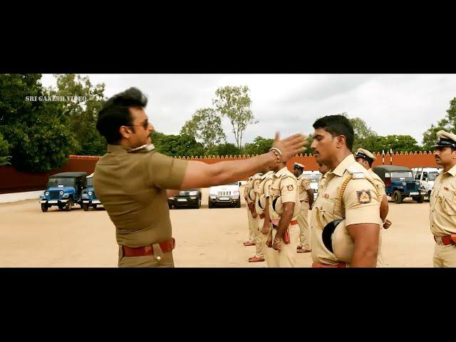 IPS Darshan Slaps Corrupt Police Officers in Front of Constable | Kannada Movie Scenes