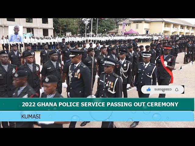 FULL VIDEO: 2022 GHANA POLICE SERVICE DEMONSTRATES IMPRESSIVE DRILLS ON PASSING OUT DAY