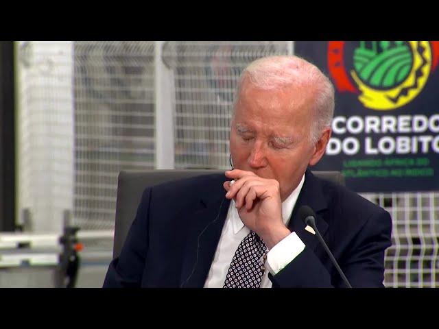 ‘Sleepy Joe’ Biden caught napping during African summit