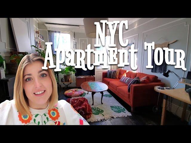 NYC APARTMENT TOUR! 500 sq. ft 2 bedroom 2 bath *BUSHWICK*