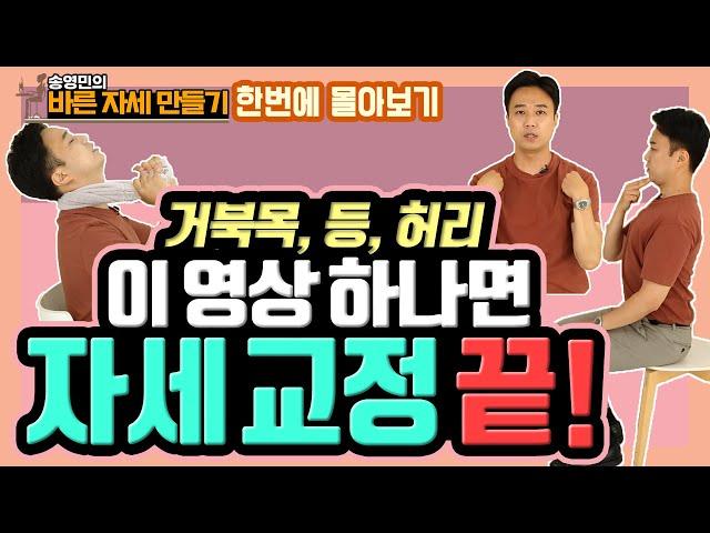 통증을 부르는 잘못된 체형이 달라집니다! ‘자세교정 비법’만 모아서 보기 - 송영민의 바른자세만들기