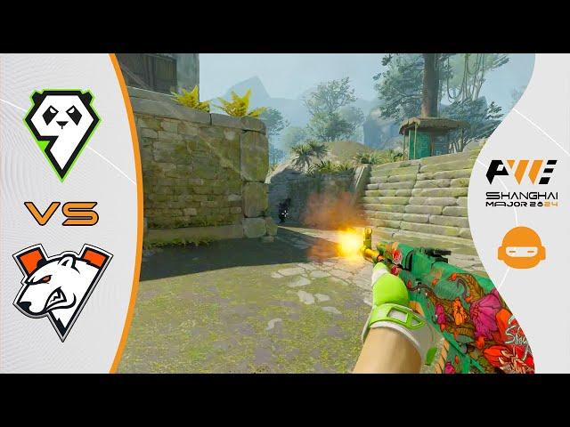 ROAD TO MAJOR! 9 Pandas vs Virtus.pro - HIGHLIGHTS - PWE CS2 EU RMR B 2024