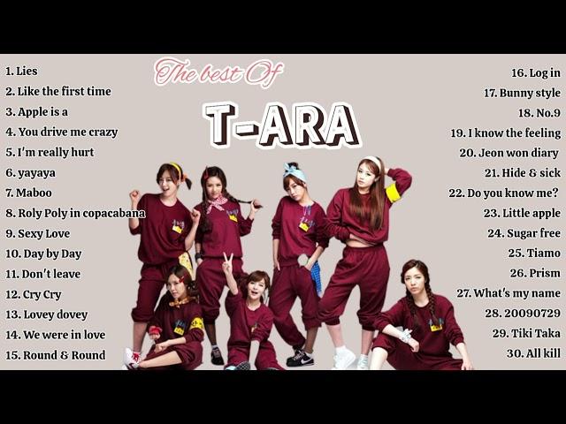 Best song Of T-ARA 2009-2021 || Update 2024 !!!   #kpop