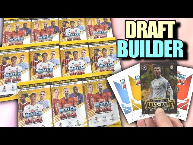 MATCH ATTAX 2024/25 Champions League Draft Builder Opening | Our Best Team Ever? Pack Opening