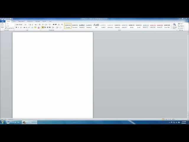 How to Center Microsoft Word Documents on Wide-Screen Monitors