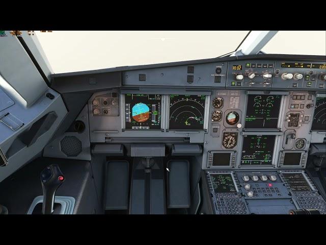 Fenix Experimental Build - KSAN 27 RNAV approach (Final APP) - MSFS