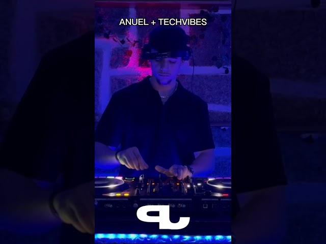 ANUEL + TECHVIBES🪩 #dj #latintech #techvibes #music #house #underground