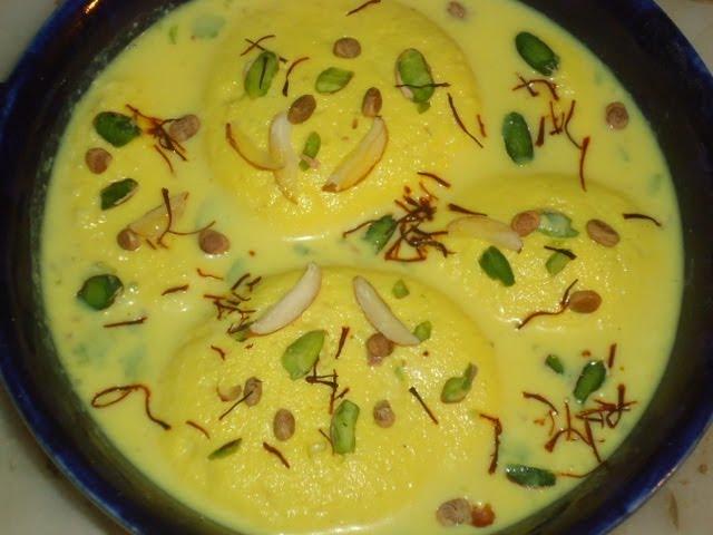 Rasmalai, Rasmalai recipe, Ras malai, Rasgulla soaked in Milk syrup